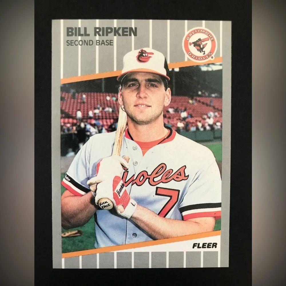 1989 Fleer #616 Billy Ripken F*ck Face Error Card - Picture 1 of 2